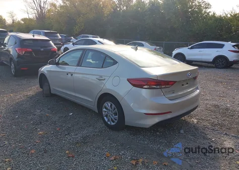 2017 Hyundai Elantra Se z USA, uszkodzony, nr VIN KMHD74LF3HU336259